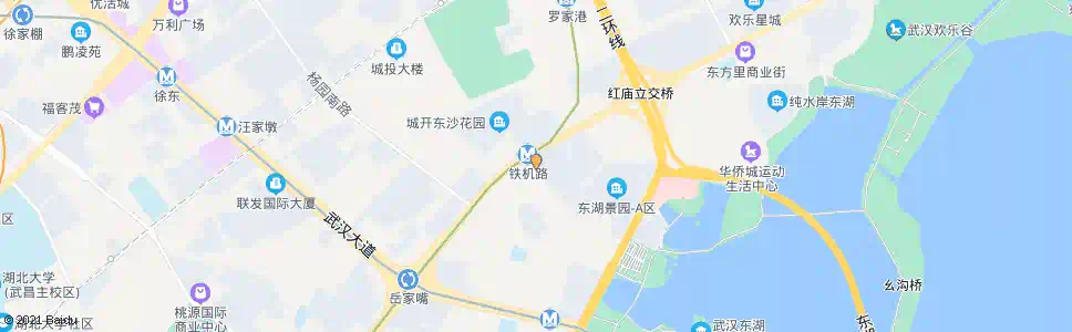 武汉铁机路欢乐大道口_公交站地图_武汉公交_妙搜公交查询2024