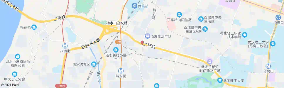 武汉雄楚大道BRT静安路站_公交站地图_武汉公交_妙搜公交查询2024