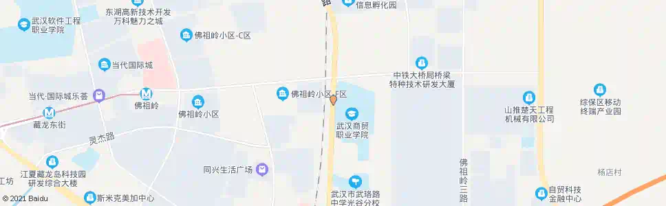 武汉光谷二路商贸职业学院_公交站地图_武汉公交_妙搜公交查询2024