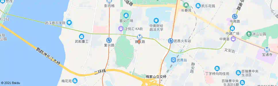 武汉首义路轻机_公交站地图_武汉公交_妙搜公交查询2024