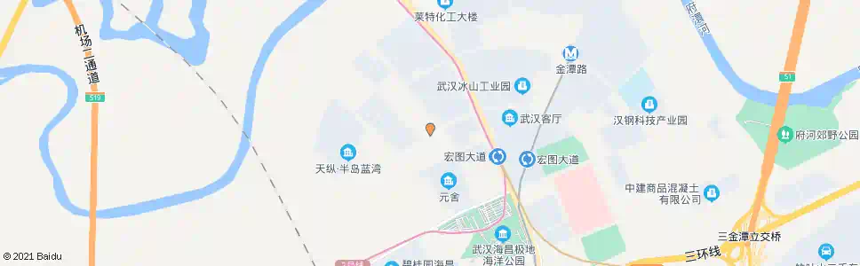 武汉银潭路二十三号路_公交站地图_武汉公交_妙搜公交查询2024