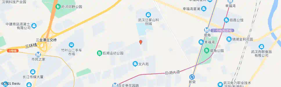 武汉百步亭路十大家_公交站地图_武汉公交_妙搜公交查询2024