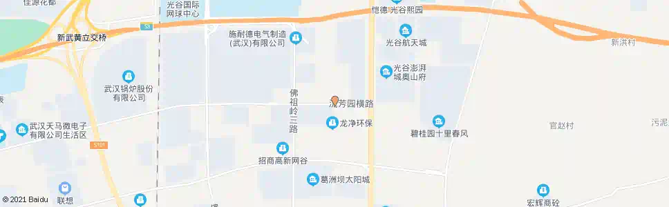 武汉流芳园横路光谷三路_公交站地图_武汉公交_妙搜公交查询2024