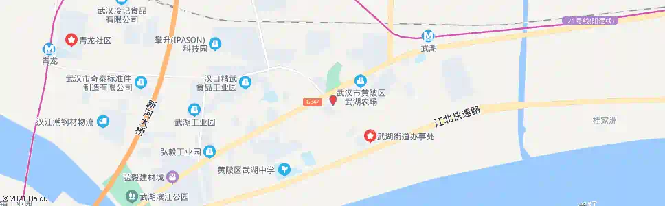 武汉武湖正街汉施公路口_公交站地图_武汉公交_妙搜公交查询2024