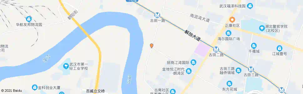 武汉古田一路古田路口_公交站地图_武汉公交_妙搜公交查询2024