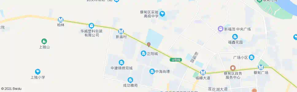 武汉蔡甸大街汉阳一中_公交站地图_武汉公交_妙搜公交查询2024