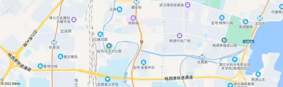 武汉李纸路东方桥_公交站地图_武汉公交_妙搜公交查询2024