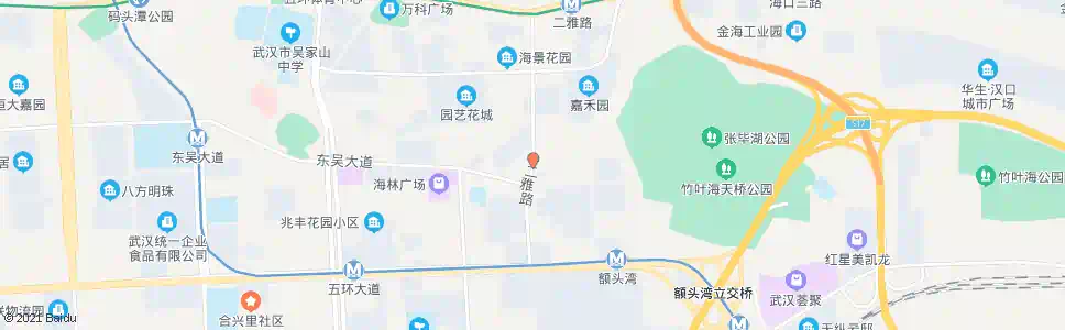 武汉二雅路东吴大道_公交站地图_武汉公交_妙搜公交查询2024