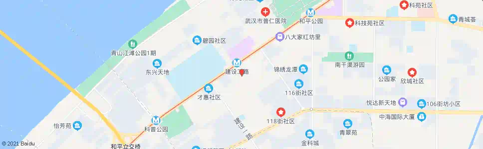 武汉建设二路和平大道_公交站地图_武汉公交_妙搜公交查询2024