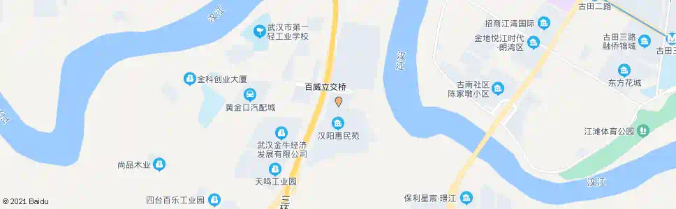 武汉惠民路百威路_公交站地图_武汉公交_妙搜公交查询2024