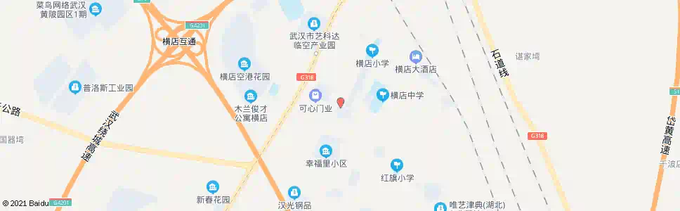 武汉横店大道两岗街_公交站地图_武汉公交_妙搜公交查询2024