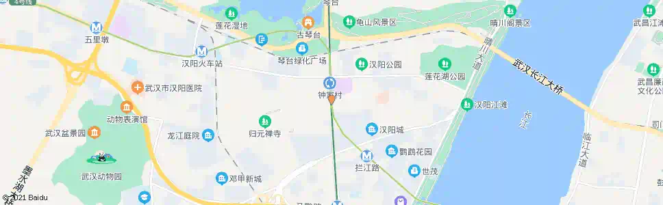 武汉鹦鹉大道地铁钟家村_公交站地图_武汉公交_妙搜公交查询2024