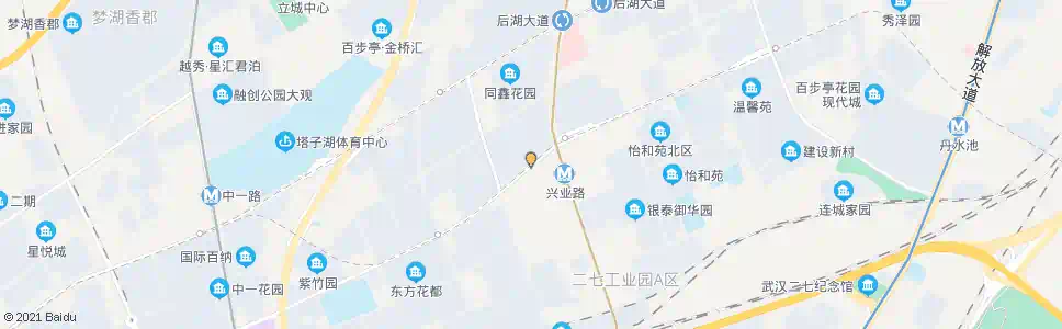 武汉兴业路淌湖村_公交站地图_武汉公交_妙搜公交查询2024