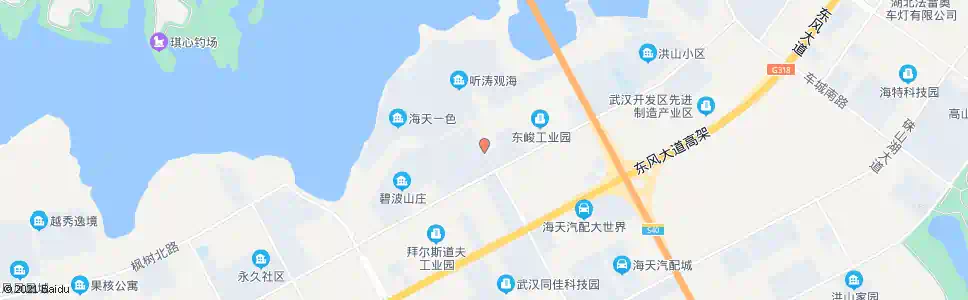 武汉枫树一路后官湖大道_公交站地图_武汉公交_妙搜公交查询2024