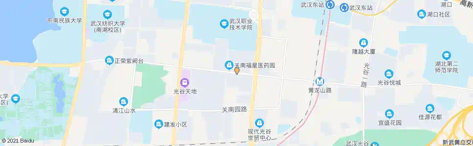 武汉高新二路关南村_公交站地图_武汉公交_妙搜公交查询2024