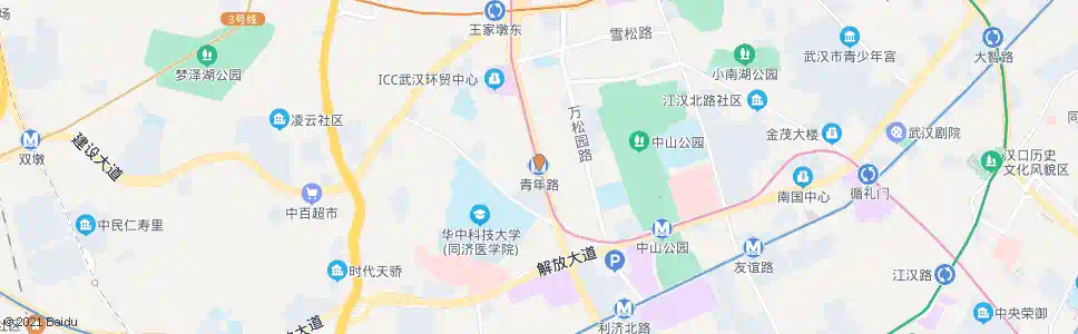 武汉青年路站_公交站地图_武汉公交_妙搜公交查询2024