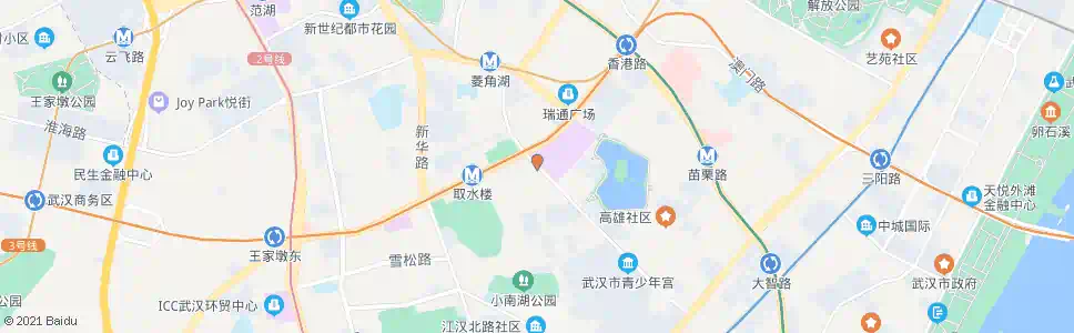 武汉台北路鄂城墩_公交站地图_武汉公交_妙搜公交查询2024