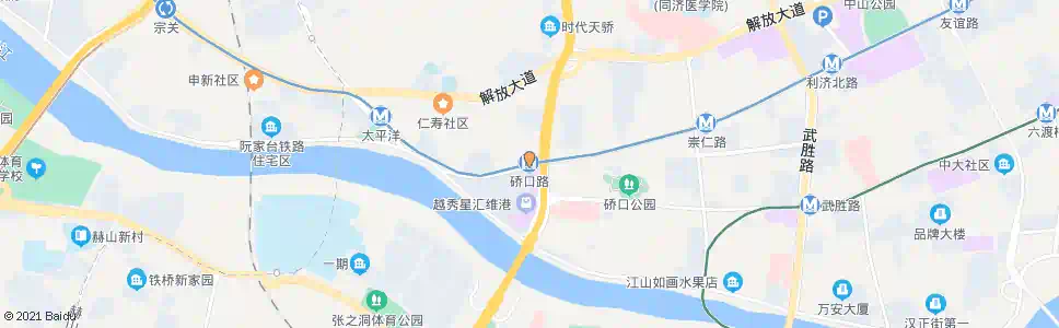 武汉硚口路站_公交站地图_武汉公交_妙搜公交查询2024