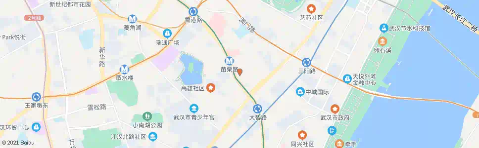 武汉苗栗路香港路口_公交站地图_武汉公交_妙搜公交查询2024