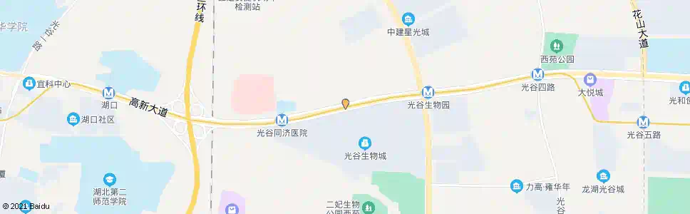 武汉高新大道茶棚村_公交站地图_武汉公交_妙搜公交查询2024