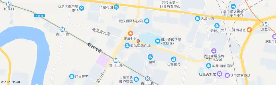 武汉金银湖南路古乐路_公交站地图_武汉公交_妙搜公交查询2024