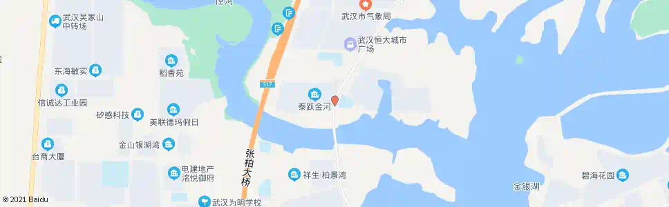 武汉环湖路新桥路_公交站地图_武汉公交_妙搜公交查询2024