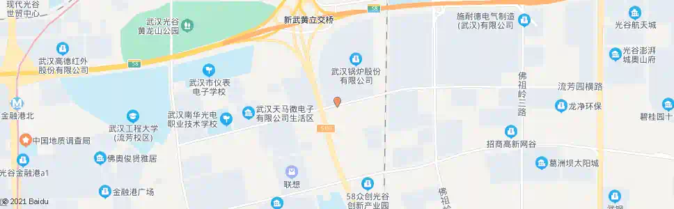 武汉流芳园横路光谷二路_公交站地图_武汉公交_妙搜公交查询2024