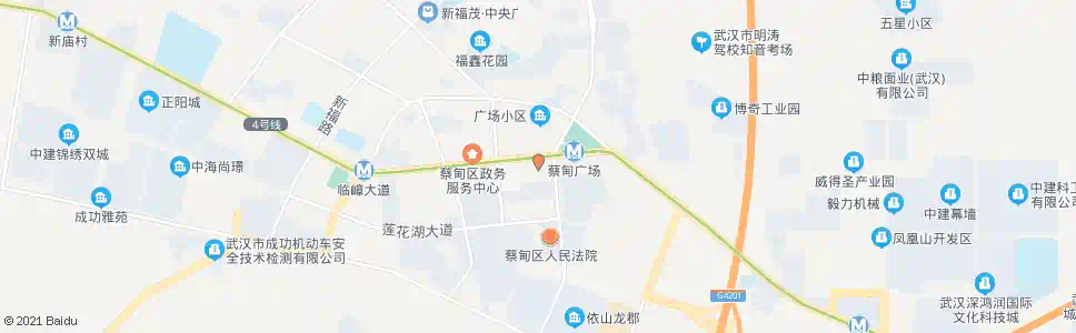 武汉蔡甸大街区财政局_公交站地图_武汉公交_妙搜公交查询2024