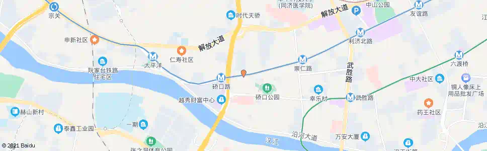 武汉滨江大道莲花湖路_公交站地图_武汉公交_妙搜公交查询2024