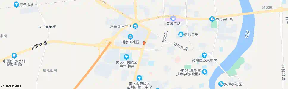 武汉向阳大街潘家田_公交站地图_武汉公交_妙搜公交查询2024