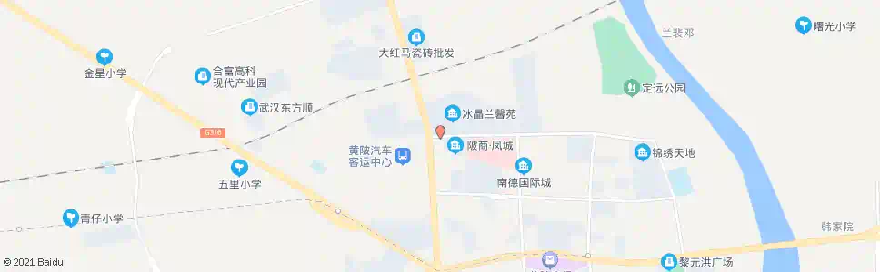 武汉钓台道冰晶兰馨苑_公交站地图_武汉公交_妙搜公交查询2024