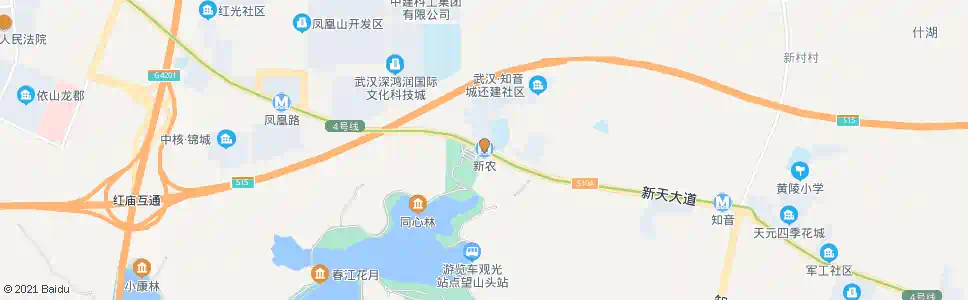 武汉汉阳大街新农_公交站地图_武汉公交_妙搜公交查询2024