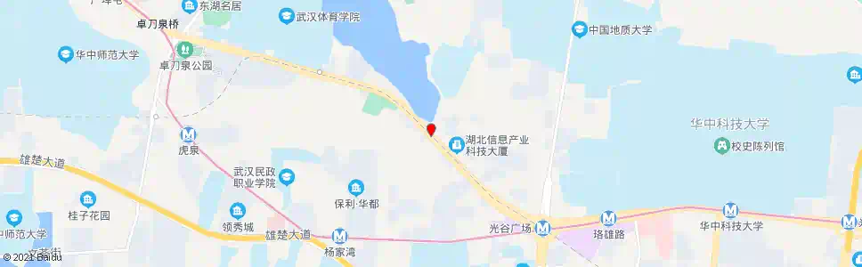 武汉珞喻路邮科院_公交站地图_武汉公交_妙搜公交查询2024