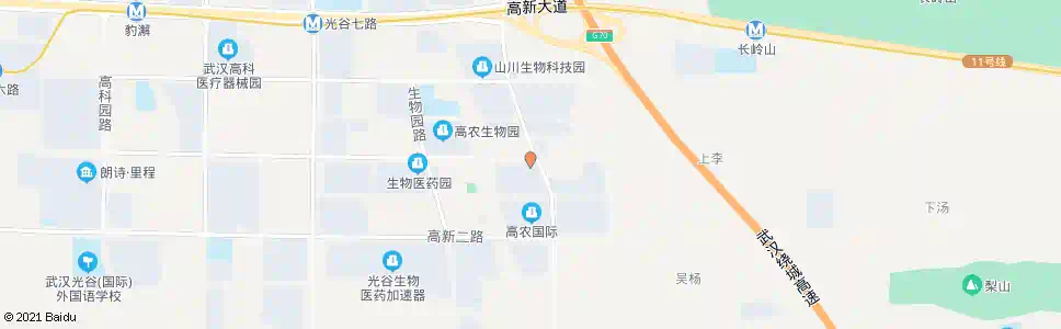 武汉神墩三路光谷八路口_公交站地图_武汉公交_妙搜公交查询2024