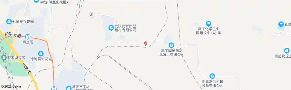 武汉21号公路龙家湖_公交站地图_武汉公交_妙搜公交查询2024