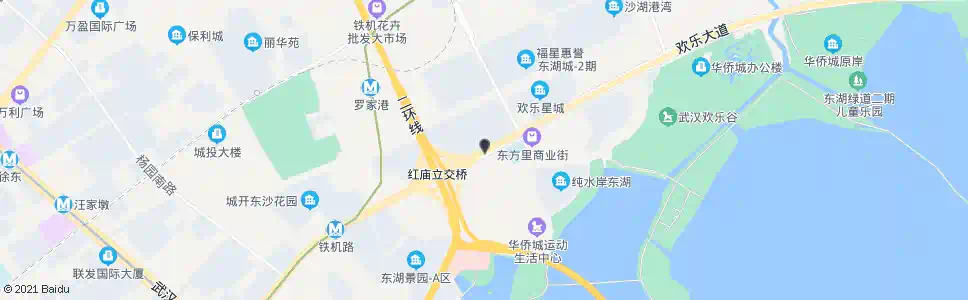 武汉欢乐大道红庙_公交站地图_武汉公交_妙搜公交查询2024