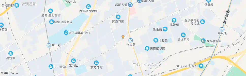 武汉兴业路淌湖路_公交站地图_武汉公交_妙搜公交查询2024