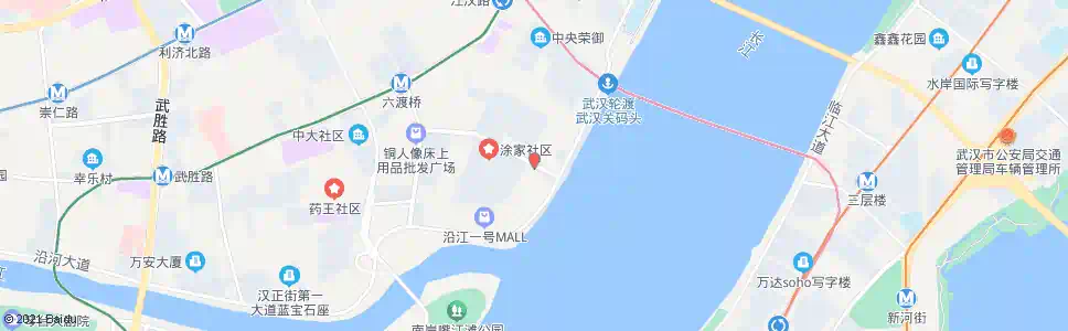 武汉民权路王家巷_公交站地图_武汉公交_妙搜公交查询2024