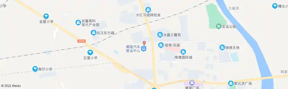 武汉钓台道新客运中心_公交站地图_武汉公交_妙搜公交查询2024