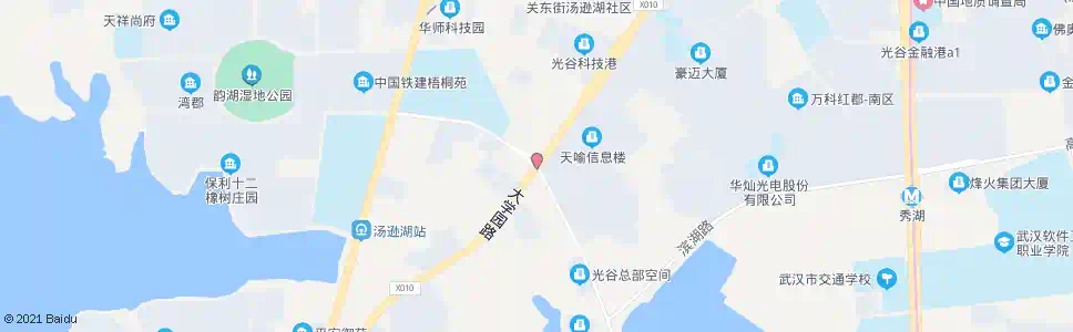 武汉大学园路罗友村_公交站地图_武汉公交_妙搜公交查询2024