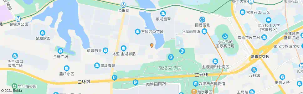 武汉金银湖南三街环湖东路_公交站地图_武汉公交_妙搜公交查询2024