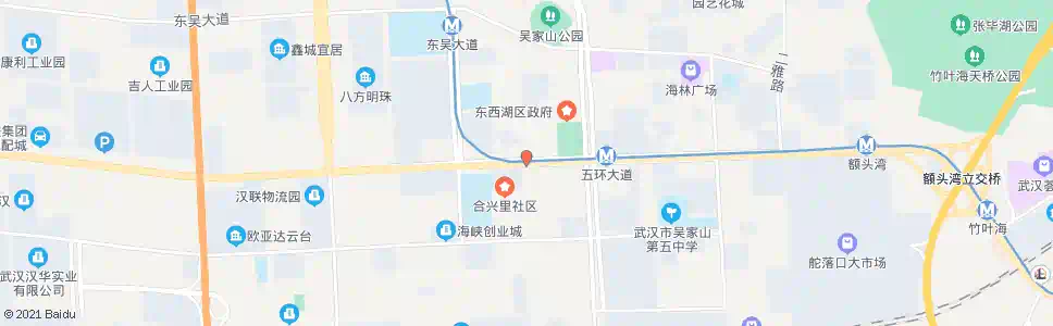 武汉东西湖大道六顺路_公交站地图_武汉公交_妙搜公交查询2024