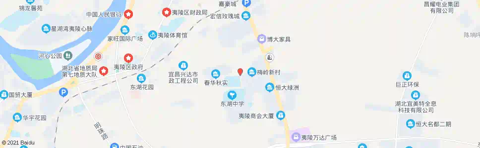 宜昌梅岭路_公交站地图_宜昌公交_妙搜公交查询2024