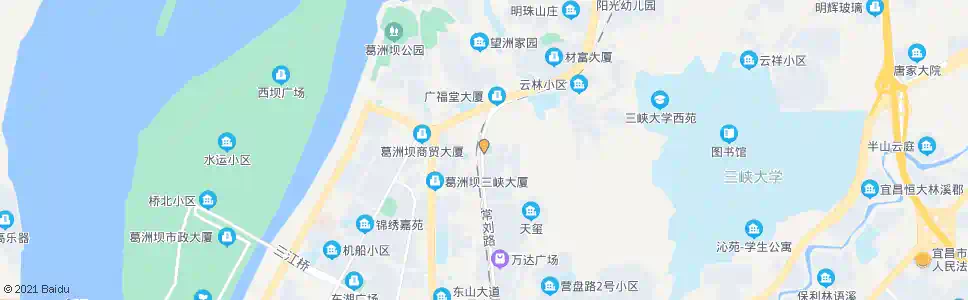 宜昌常刘路小学_公交站地图_宜昌公交_妙搜公交查询2024