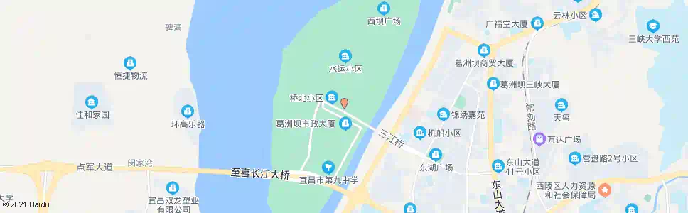 宜昌市二十一中_公交站地图_宜昌公交_妙搜公交查询2024