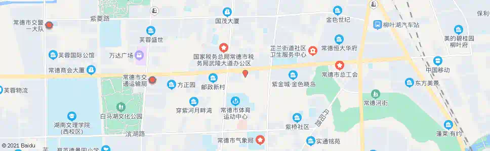 常德消防支队_公交站地图_常德公交_妙搜公交查询2024