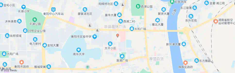 衡阳附一西门_公交站地图_衡阳公交_妙搜公交查询2024