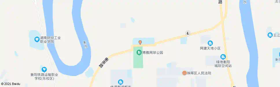 衡阳铁一中学_公交站地图_衡阳公交_妙搜公交查询2024