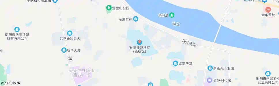 衡阳师范学院西校区_公交站地图_衡阳公交_妙搜公交查询2024