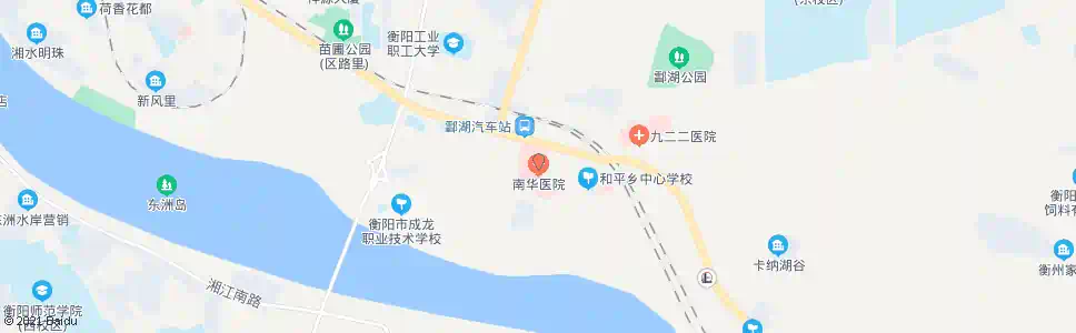 衡阳南华医院_公交站地图_衡阳公交_妙搜公交查询2024